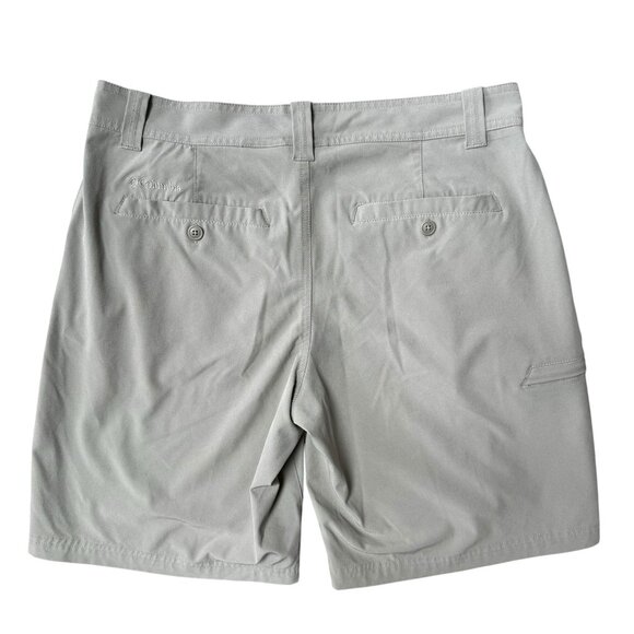 Columbia Global Adventure Shorts Mens 34 Lightweight Stretch Omni Shield Tan - Picture 3 of 6